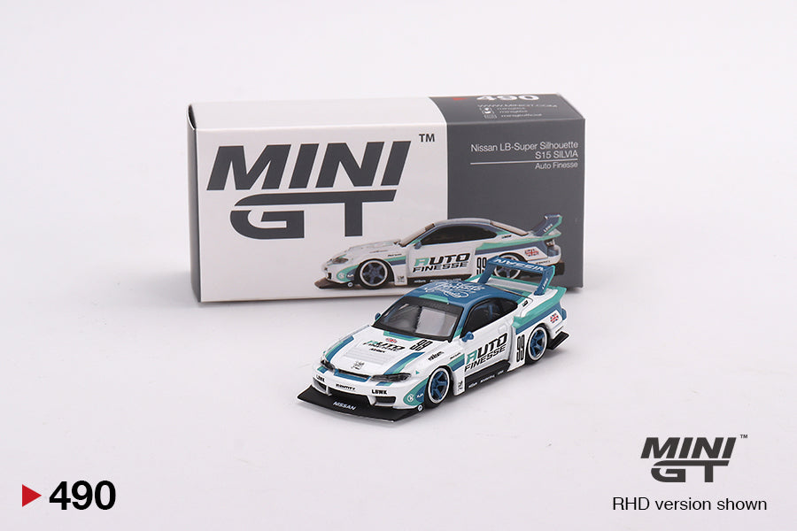 Mô hình xe Mini GT 1:64 Nissan LB-Super Silhouette S15 SILVIA Auto Finesse - MGT00490