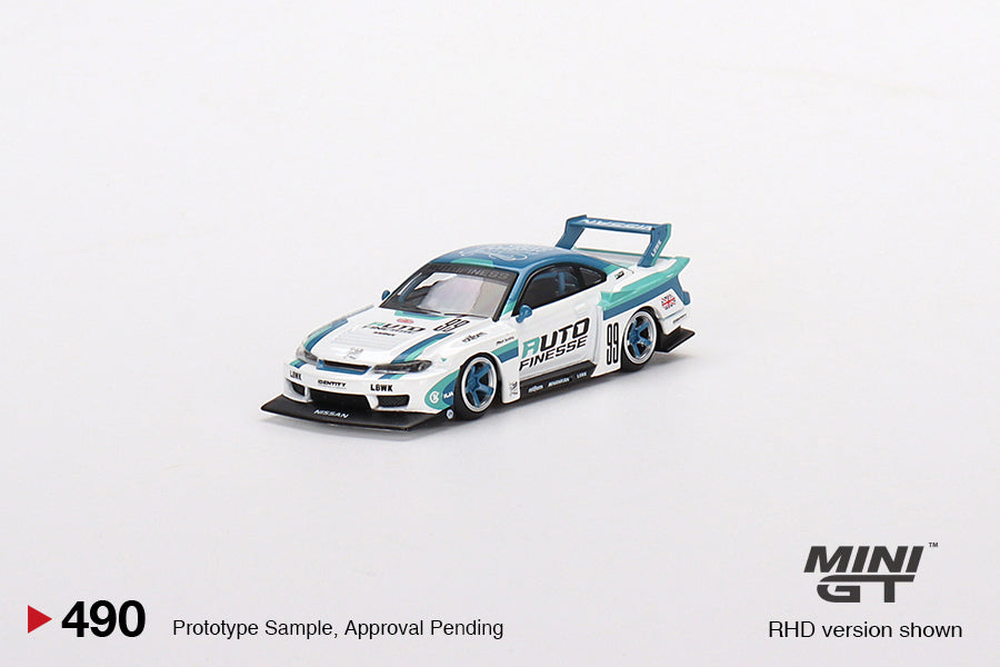 Mô hình xe Mini GT 1:64 Nissan LB-Super Silhouette S15 SILVIA Auto Finesse - MGT00490