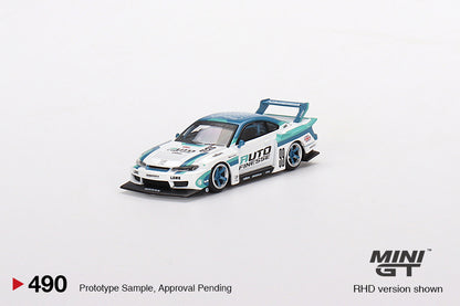 Mô hình xe Mini GT 1:64 Nissan LB-Super Silhouette S15 SILVIA Auto Finesse - MGT00490