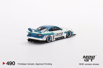 Mô hình xe Mini GT 1:64 Nissan LB-Super Silhouette S15 SILVIA Auto Finesse - MGT00490