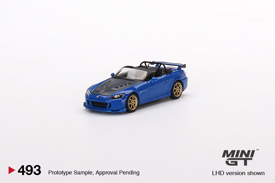 Mô hình xe Mini GT 1:64 Honda S2000 (AP2) Mugen Monte Carlo Blue Pearl - MGT00493