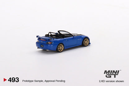 Mô hình xe Mini GT 1:64 Honda S2000 (AP2) Mugen Monte Carlo Blue Pearl - MGT00493