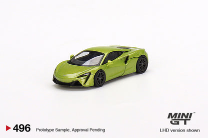 Mô hình xe Mini GT 1:64 McLaren Artura Flux Green - MGT00496