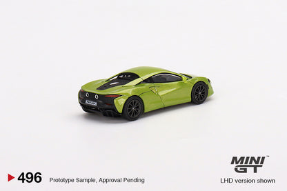 Mô hình xe Mini GT 1:64 McLaren Artura Flux Green - MGT00496