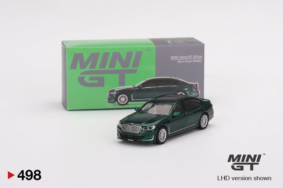 Mô hình xe Mini GT 1:64 BMW Alpina B7 xDrive Alpina Green Metallic - MGT00498