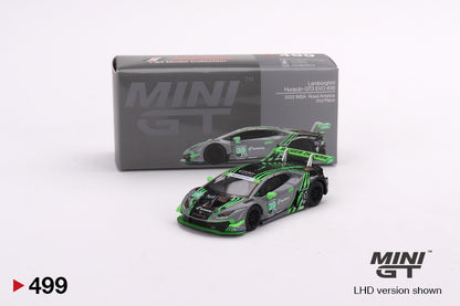 Mô hình xe Mini GT 1:64 Lamborghini Huracán GT3 EVO #39 2022 IMSA Road America 2nd Place - MGT00499