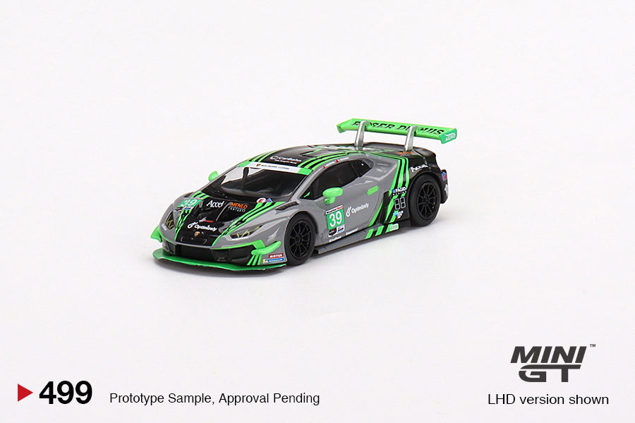 Mô hình xe Mini GT 1:64 Lamborghini Huracán GT3 EVO #39 2022 IMSA Road America 2nd Place - MGT00499