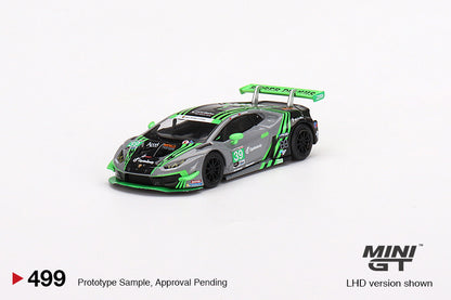 Mô hình xe Mini GT 1:64 Lamborghini Huracán GT3 EVO #39 2022 IMSA Road America 2nd Place - MGT00499
