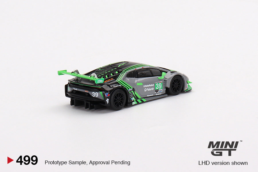 Mô hình xe Mini GT 1:64 Lamborghini Huracán GT3 EVO #39 2022 IMSA Road America 2nd Place - MGT00499