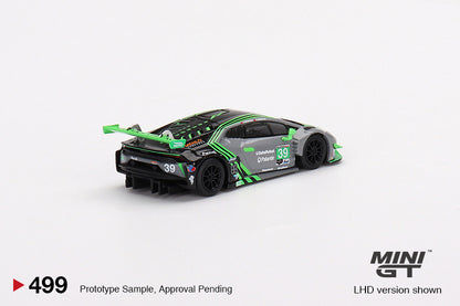 Mô hình xe Mini GT 1:64 Lamborghini Huracán GT3 EVO #39 2022 IMSA Road America 2nd Place - MGT00499