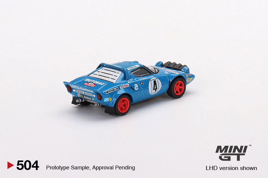 Mô hình xe Mini GT 1:64 Lancia Stratos HF 1979 Rally Monte Carlo Winner #4 - MGT00504