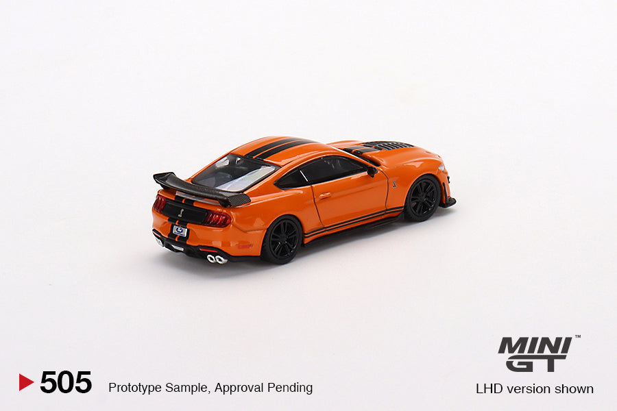 Mô hình xe Mini GT 1:64 Ford Mustang Shelby GT500 Twister Orange - MGT00505