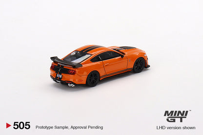 Mô hình xe Mini GT 1:64 Ford Mustang Shelby GT500 Twister Orange - MGT00505