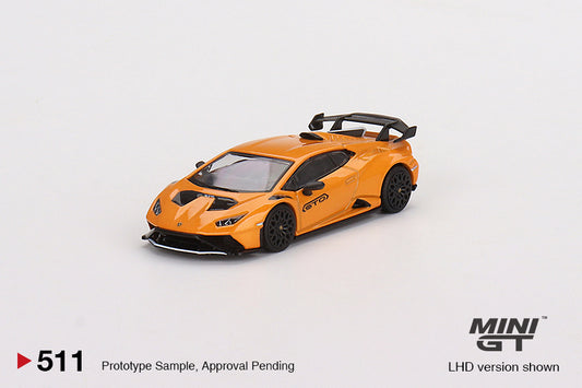 Mô hình xe Mini GT 1:64 Lamborghini Huracán STO Arancio Borealis - MGT00511