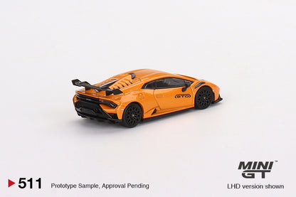 Mô hình xe Mini GT 1:64 Lamborghini Huracán STO Arancio Borealis - MGT00511