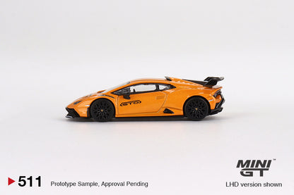 Mô hình xe Mini GT 1:64 Lamborghini Huracán STO Arancio Borealis - MGT00511