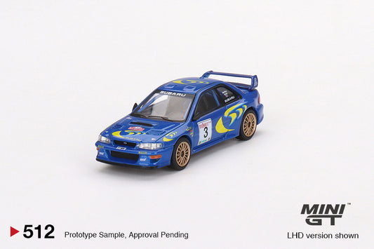 Mô hình xe Mini GT 1:64 SUBARU Impreza WRC97 1997 Rally Sanremo Winner #3 - MGT00512