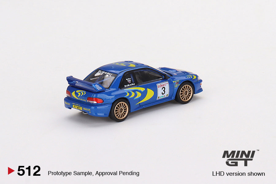 Mô hình xe Mini GT 1:64 SUBARU Impreza WRC97 1997 Rally Sanremo Winner #3 - MGT00512