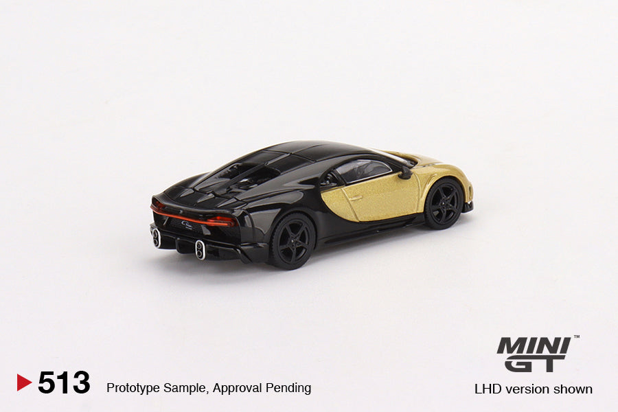 Mô hình xe Mini GT 1:64 Bugatti Chiron Super Sport Gold - MGT00513