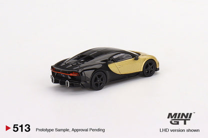 Mô hình xe Mini GT 1:64 Bugatti Chiron Super Sport Gold - MGT00513