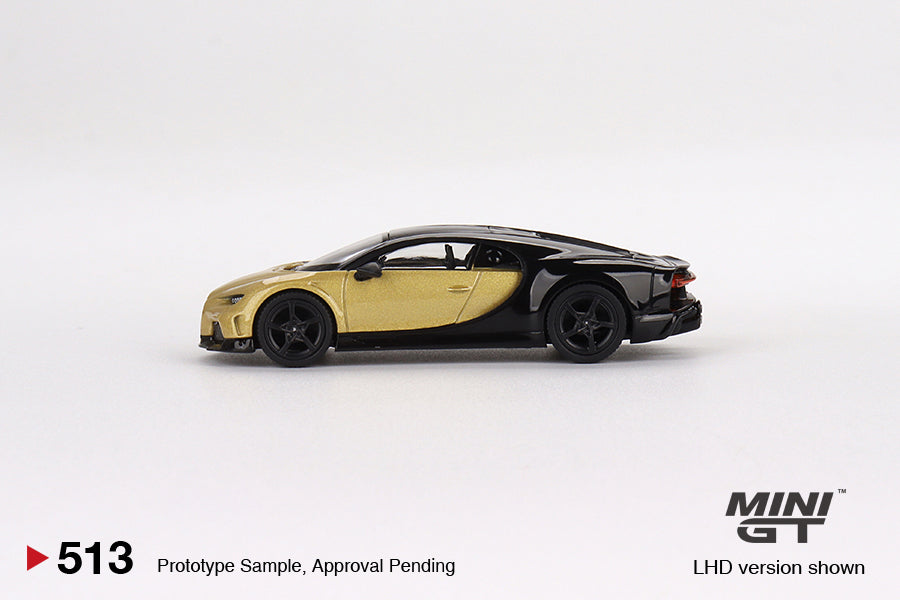 Mô hình xe Mini GT 1:64 Bugatti Chiron Super Sport Gold - MGT00513