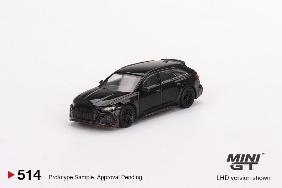 Mô hình xe Mini GT 1:64 ABT Audi RS6 Johann Abt Signature Edition Black - MGT00514