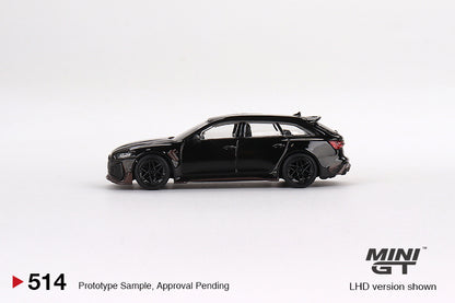Mô hình xe Mini GT 1:64 ABT Audi RS6 Johann Abt Signature Edition Black - MGT00514