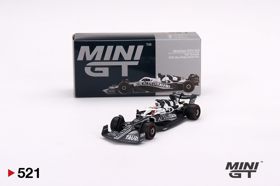 Mô hình xe Mini GT 1:64 AlphaTauri AT03 #22 Yuki Tsunoda 2022 F1 - MGT00521