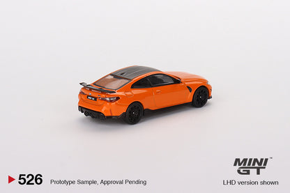 Mô hình xe Mini GT 1:64 BMW M4 M-Performance (G82) Fire Orange - MGT00526