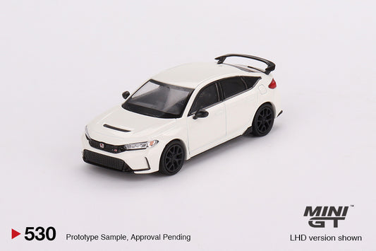 Mô hình xe Mini GT 1:64 Honda Civic Type R Championship White 2023 - MGT00530