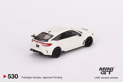 Mô hình xe Mini GT 1:64 Honda Civic Type R Championship White 2023 - MGT00530
