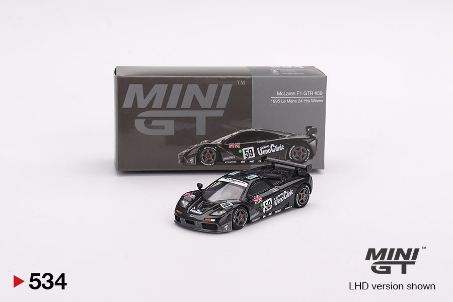 Mô hình xe Mini GT 1:64 McLaren F1 GTR #59 1995 Le Mans 24Hr Winner - MGT00534