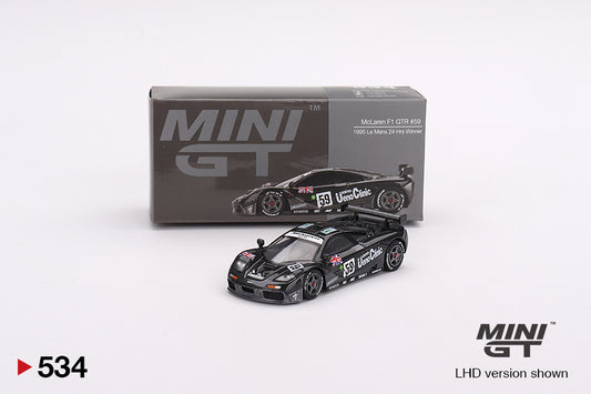 Mô hình xe Mini GT 1:64 McLaren F1 GTR #59 1995 Le Mans 24Hr Winner - MGT00534