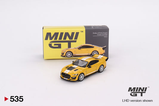 Mô hình xe Mini GT 1:64 Shelby GT500 Dragon Snake Concept Yellow - MGT00535