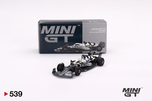 Mô hình xe Mini GT 1:64 AlphaTauri AT03 #10 Pierre Gasly 2022 Abu Dhabi Grand Prix - MGT00539