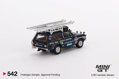 Mô hình xe Mini GT 1:64 Range Rover 1971 British Trans-Americas Expedition (VXC-868K) - MGT00542