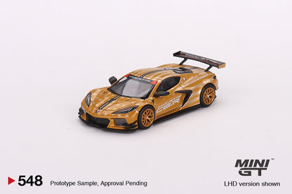 Mô hình xe Mini GT 1:64 Chevrolet Corvette C8.R Stars & Stripes 2023 USA Exclusive - MGT00548