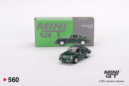 Mô hình xe Mini GT 1:64 Porsche 911 1964 Irish Green - MGT00560