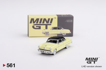 Mô hình xe Mini GT 1:64 Lincoln Capri 1954 Premier Yellow - MGT00561