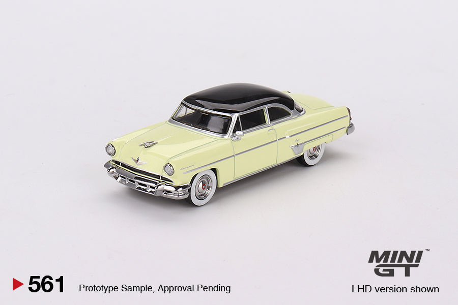 Mô hình xe Mini GT 1:64 Lincoln Capri 1954 Premier Yellow - MGT00561
