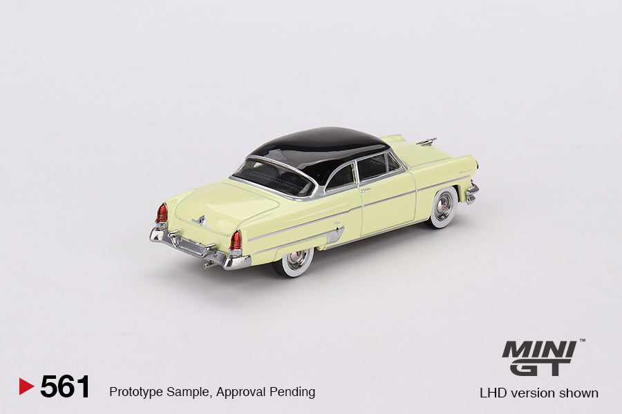 Mô hình xe Mini GT 1:64 Lincoln Capri 1954 Premier Yellow - MGT00561