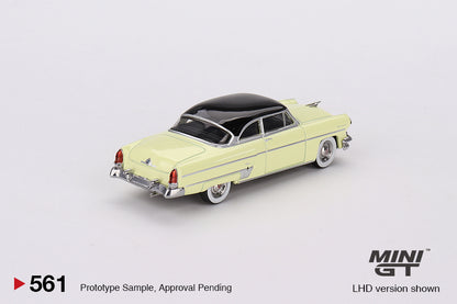 Mô hình xe Mini GT 1:64 Lincoln Capri 1954 Premier Yellow - MGT00561