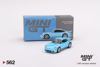 Mô hình xe Mini GT 1:64 RUF CTR Anniversary Bayrisch Himmelblau - MGT00562
