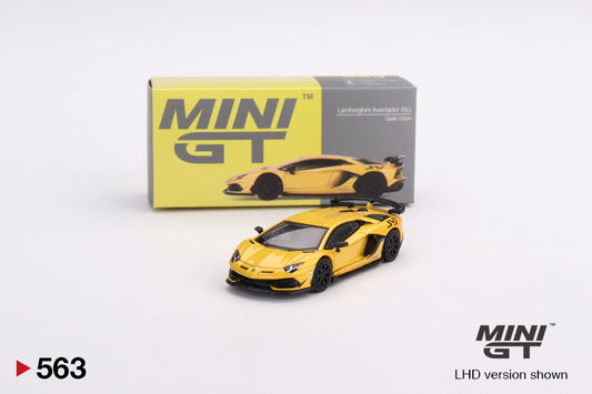 Mô hình xe Mini GT 1:64 Lamborghini Aventador SVJ Giallo Orion - MGT00563