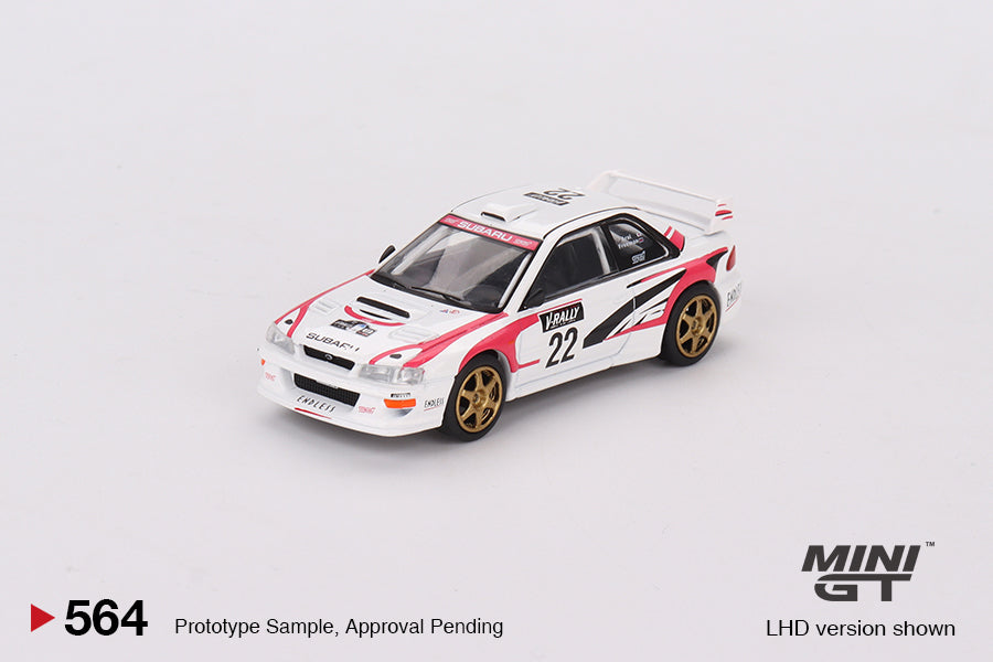 Mô hình xe Mini GT 1:64 SUBARU Impreza WRC98 1999 Rally Tour de Corse #22 - MGT00564