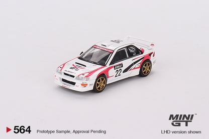 Mô hình xe Mini GT 1:64 SUBARU Impreza WRC98 1999 Rally Tour de Corse #22 - MGT00564