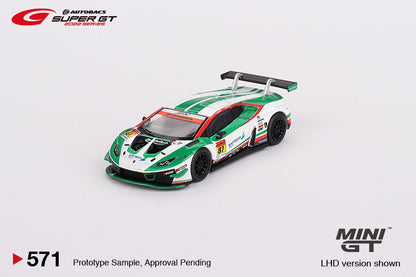 Mô hình xe Mini GT 1:64 Lamborghini Huracán GT3 EVO #87 “Bamboo Airways LAMBORGHINI GT3” JLOC 2022 SUPER GT SERIES - MGT00571