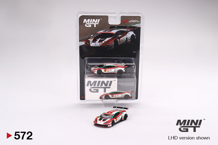 Mô hình xe Mini GT 1:64 Lamborghini Huracán GT3 EVO #88 “Weibo Primez LAMBORGHINI GT3” JLOC 2022 SUPER GT SERIES - MGT00572