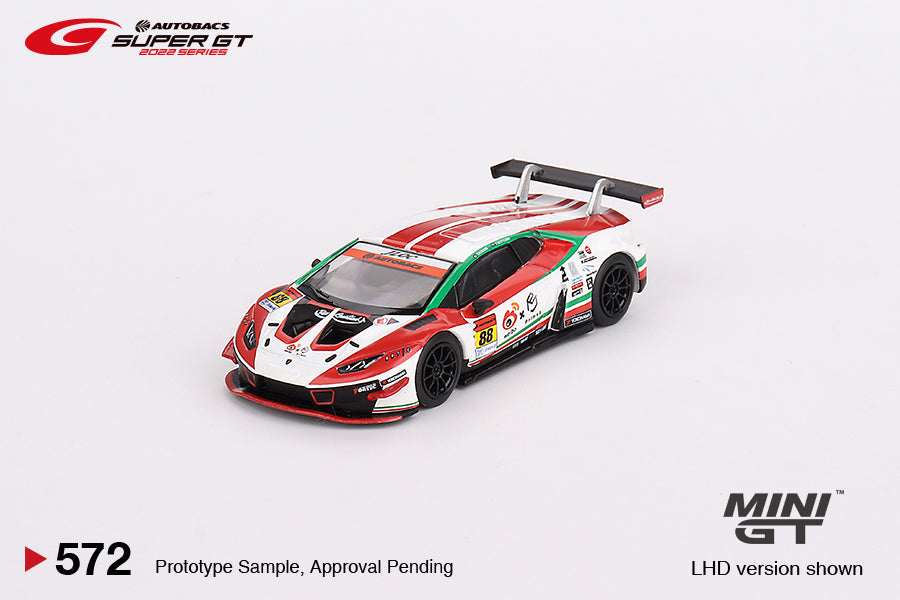 Mô hình xe Mini GT 1:64 Lamborghini Huracán GT3 EVO #88 “Weibo Primez LAMBORGHINI GT3” JLOC 2022 SUPER GT SERIES - MGT00572