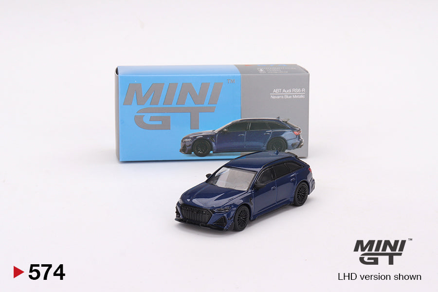 Mô hình xe Mini GT 1:64 ABT Audi RS6-R Navarra Blue Metallic - MGT00574